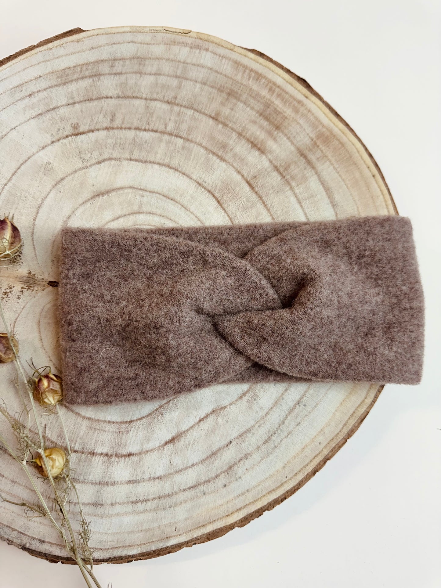 Stirnband Kinder, 100% Schurwolle, Größe 40-44 cm