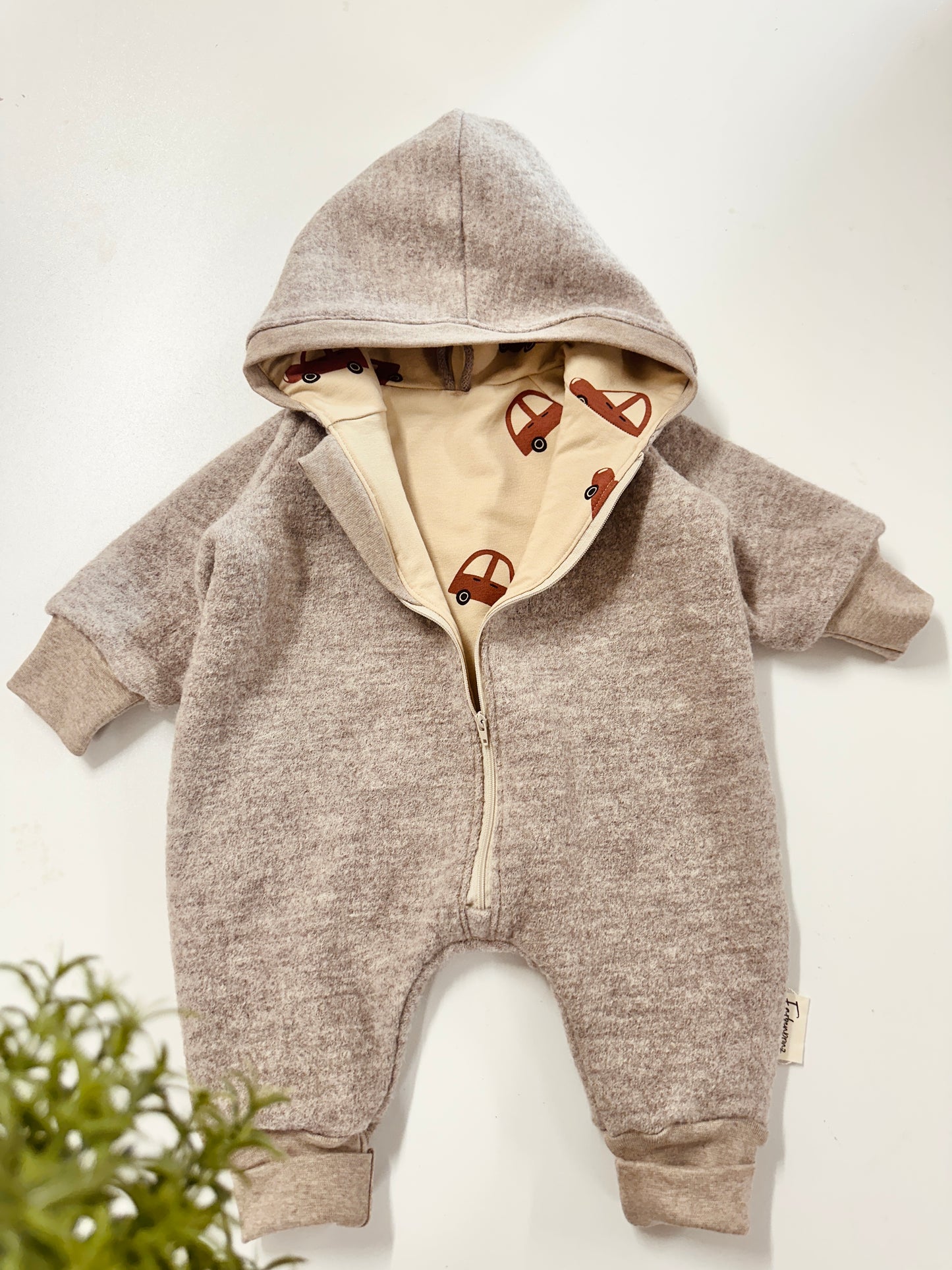 Walkoverall, 100% Schurwolle, 62/68