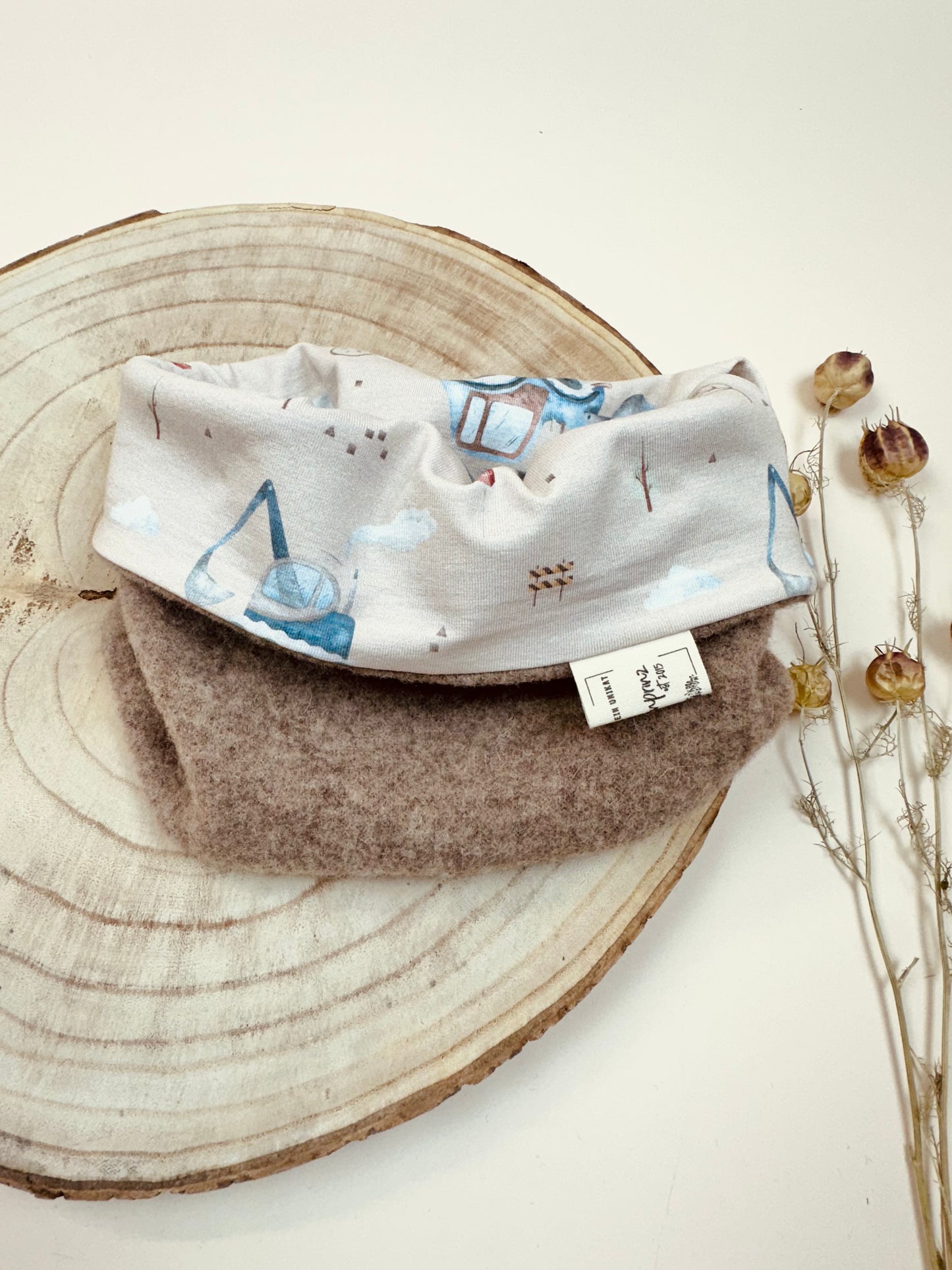 Loop, Schal, Kinder, 100% Schurwolle, Jungs, 2-6 Jahre