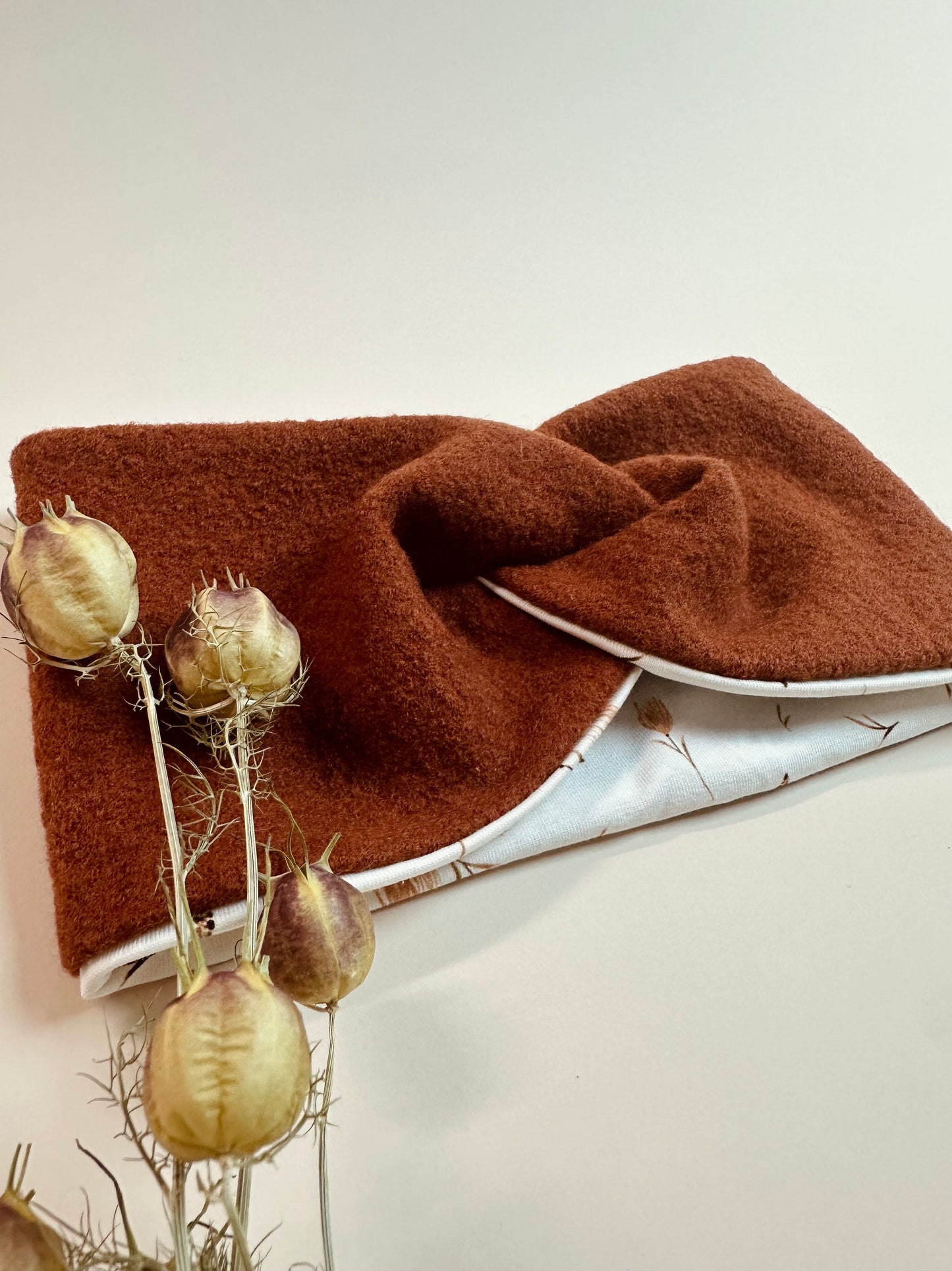 Stirnband aus Merinowolle