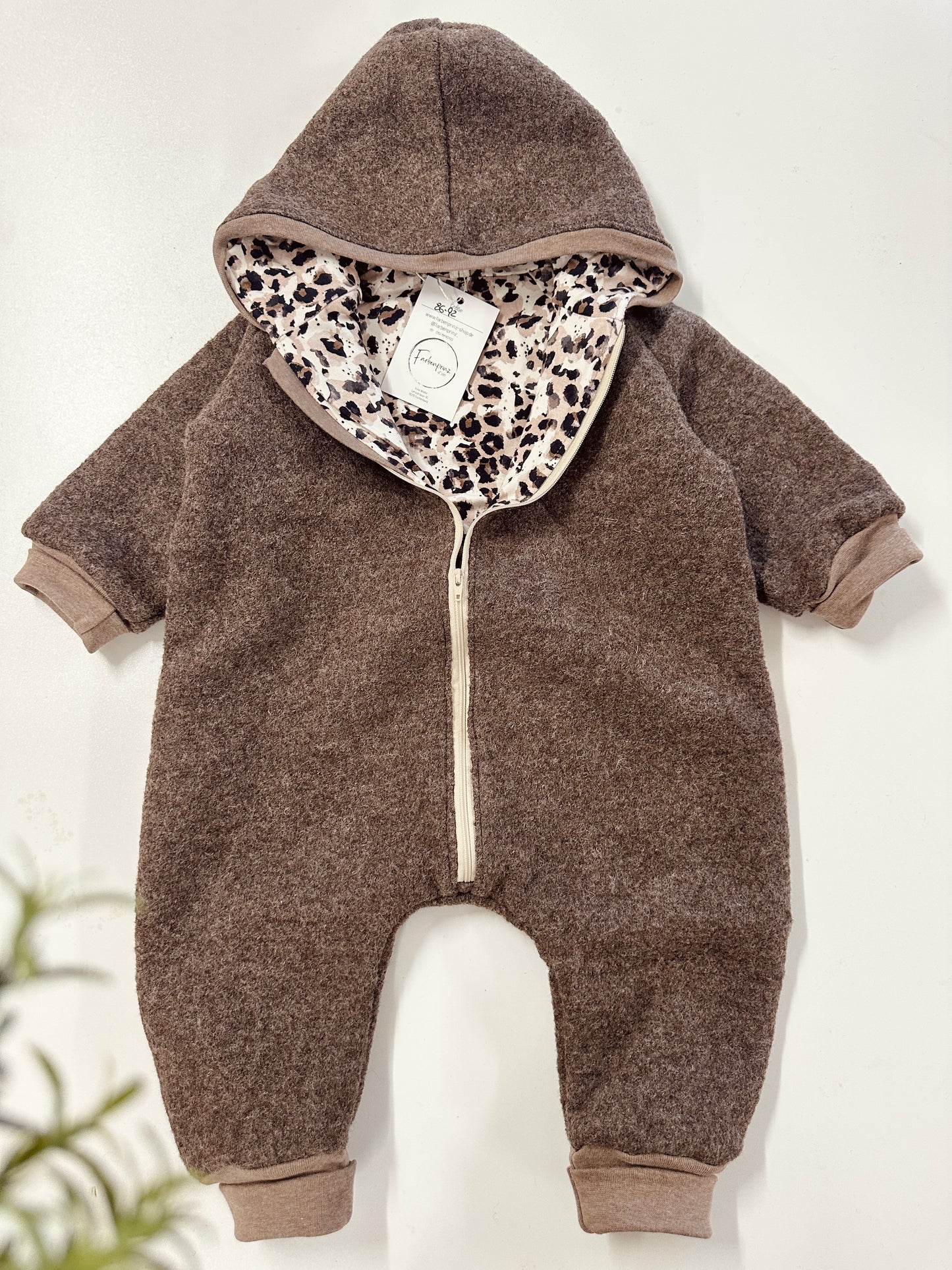 Walkoverall, 100% Schurwolle, 86/92