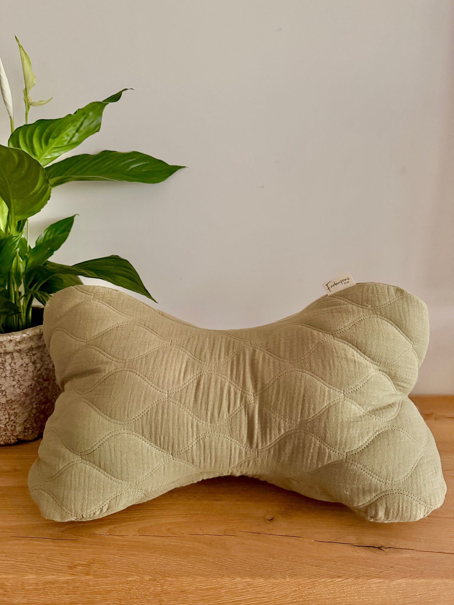 Leseknochen XXL, 52x35cm, beige