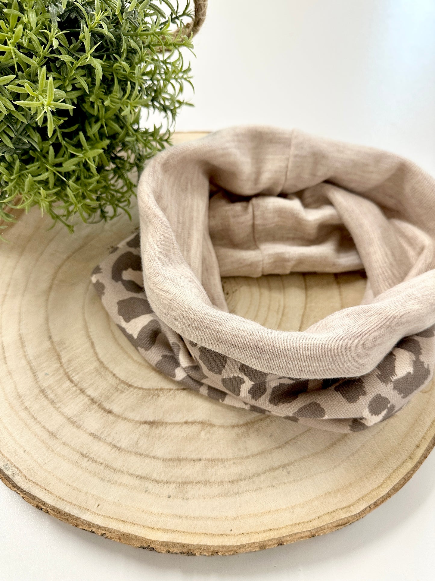 Merino-Loop, Schal, Leoprint