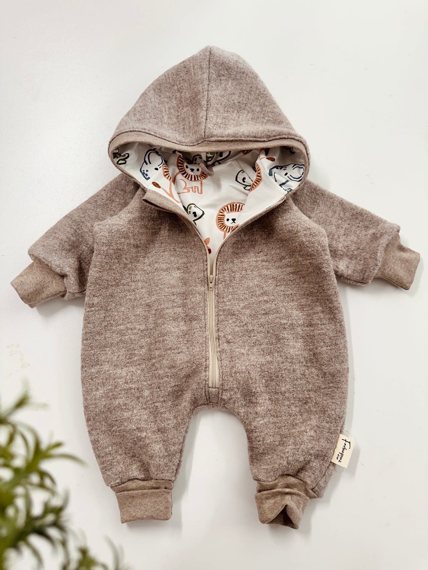 Walkoverall, 100% Schurwolle, 62/68