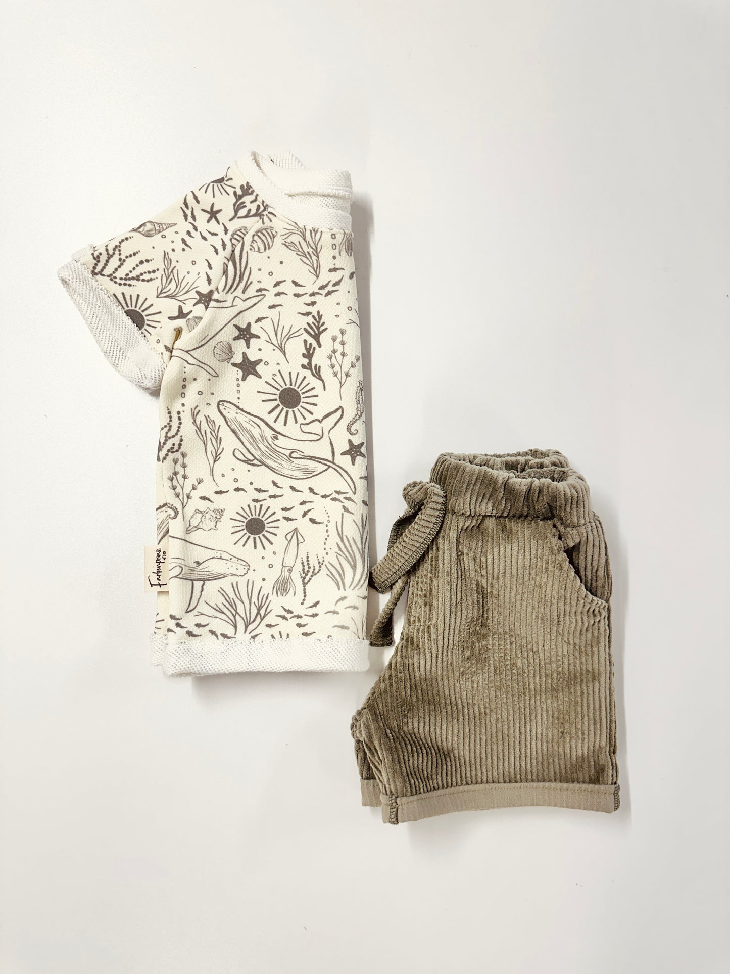 Set T-Shirt und kurze Hose, Größe 104-110