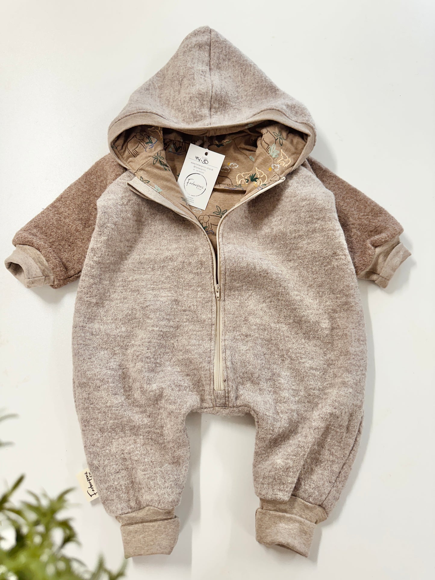 Walkoverall, 100% Schurwolle, 74/80