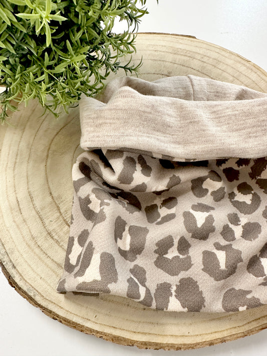 Merino-Loop, Schal, Leoprint
