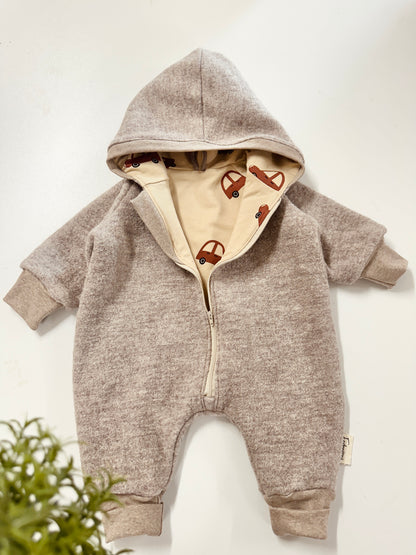 Walkoverall, 100% Schurwolle, 62/68