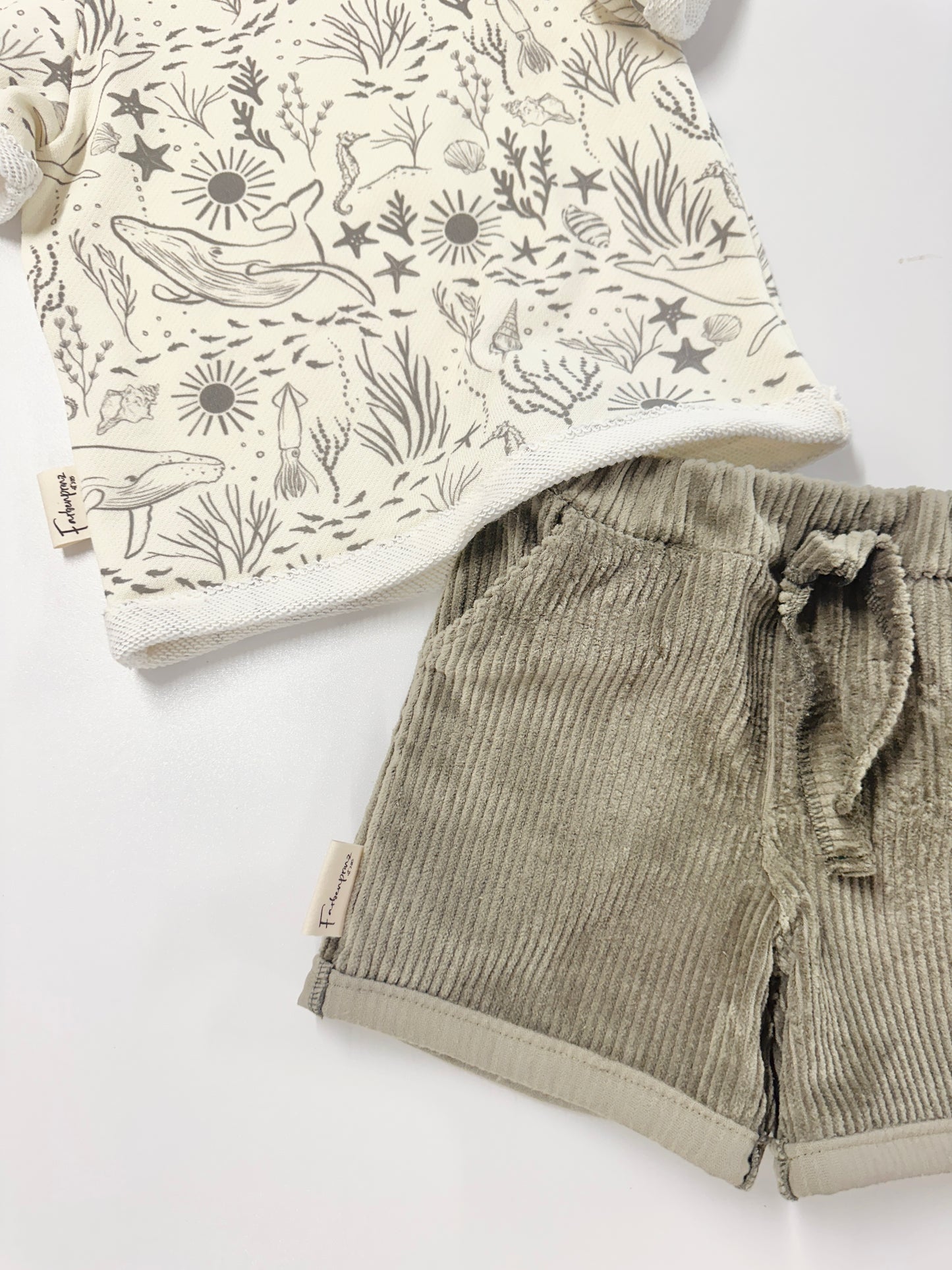 Set T-Shirt und kurze Hose, Größe 104-110