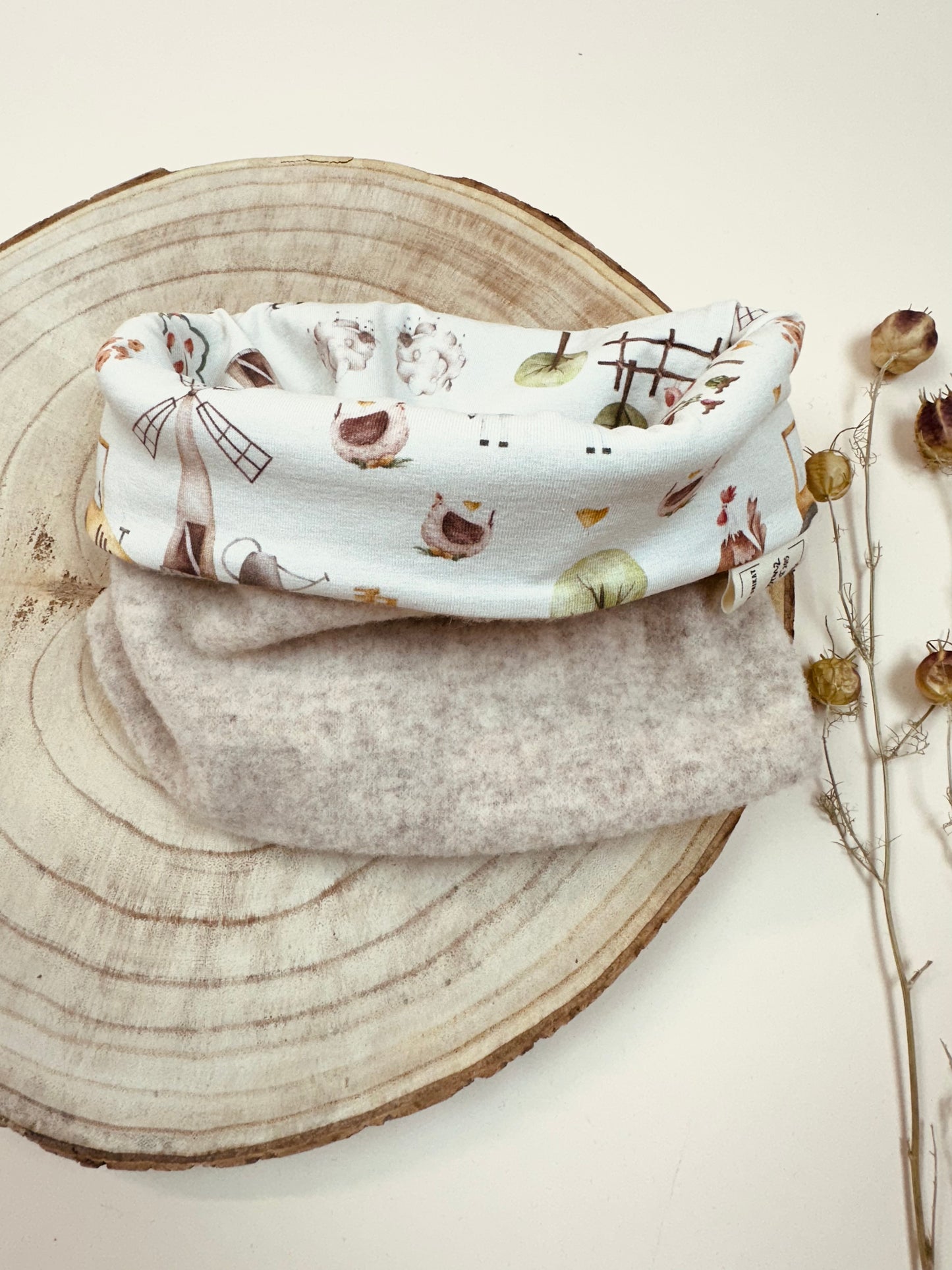 Loop, Schal, Kinder, 100% Schurwolle, Jungs, 2-6 Jahre