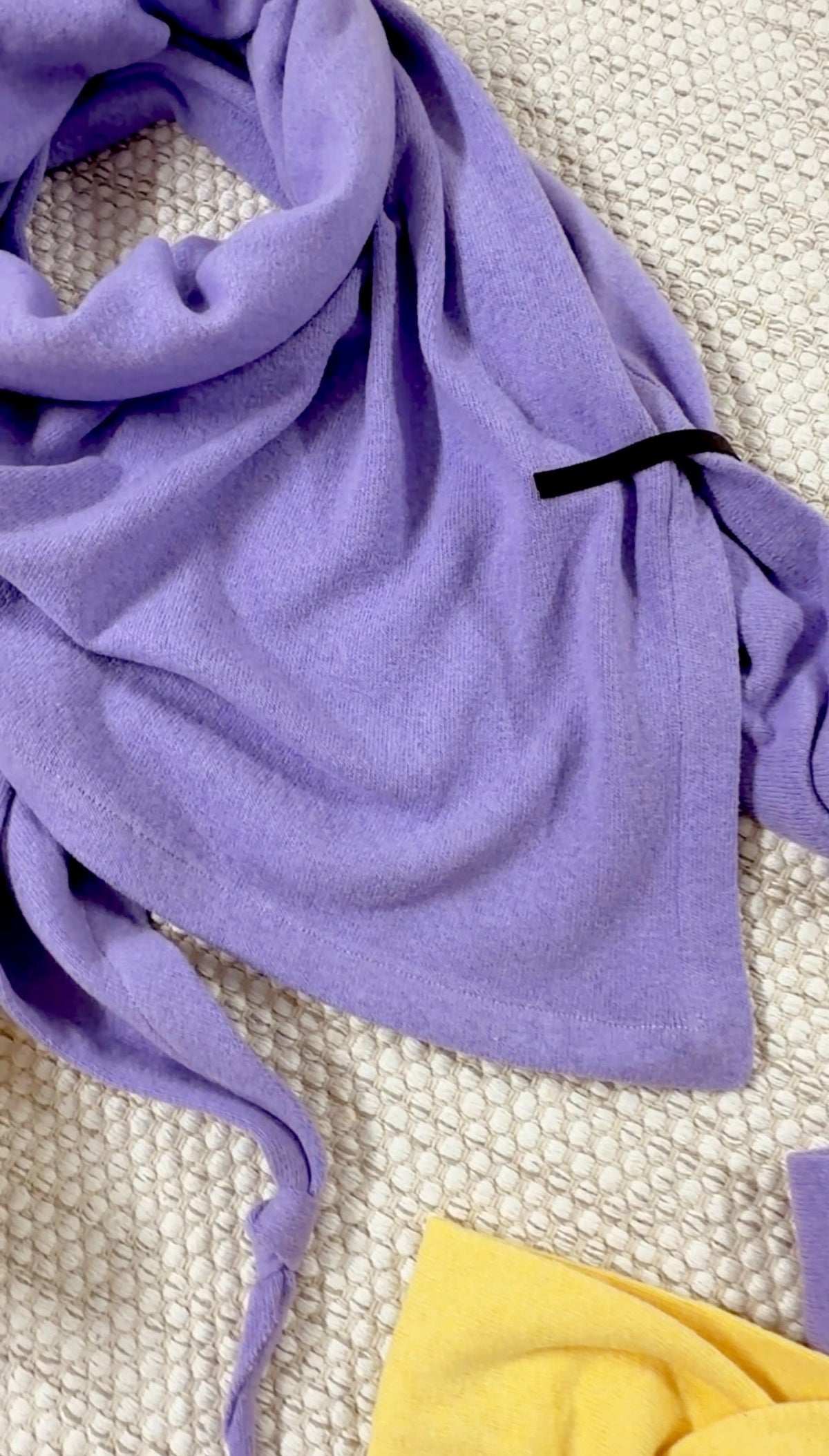 Großes, farbiges Stricktuch- und Stirnband-Set für Erwachsene von Farbenprinz, weiches und warmes Winteraccessoire in bunten Farben