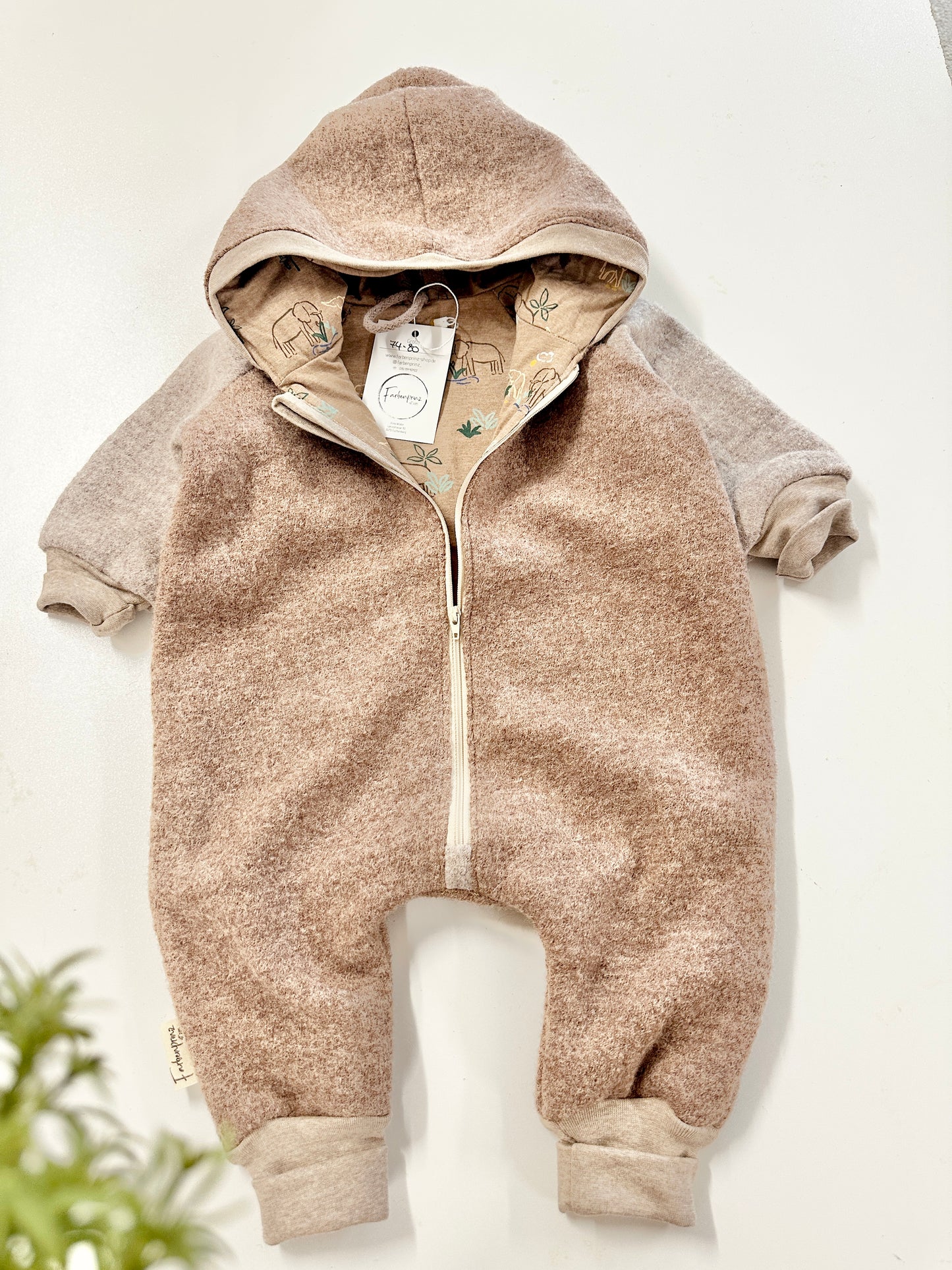 Walkoverall, 100% Schurwolle, 74/80