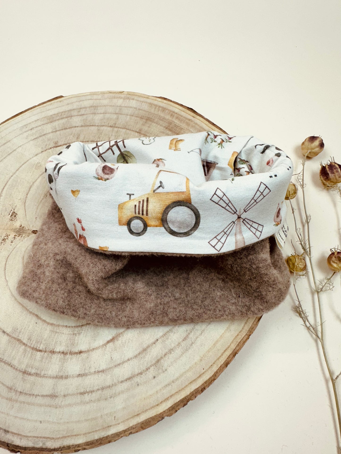 Loop, Schal, Kinder, 100% Schurwolle, Jungs, 2-6 Jahre