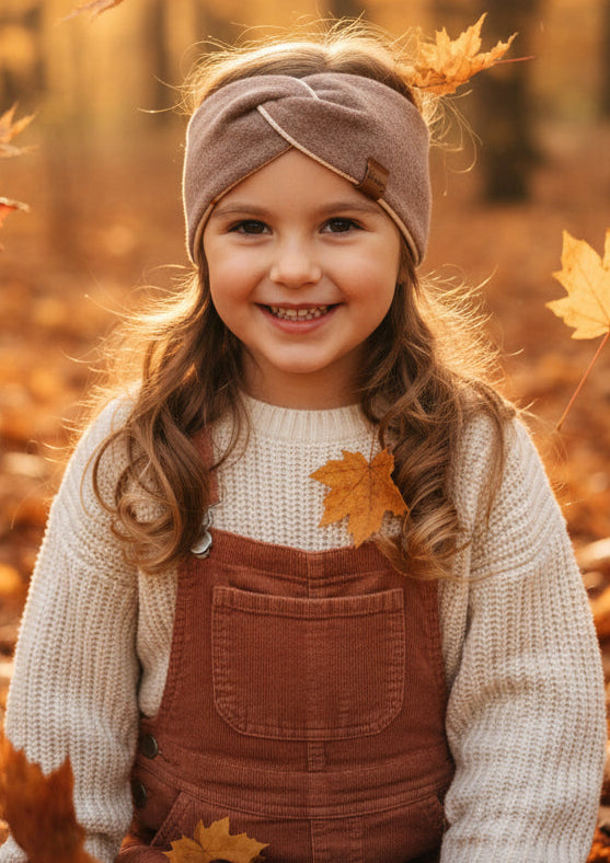 Merinowolle Stirnband, Kopfumfang 42-46cm