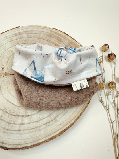 Loop, Schal, Kinder, 100% Schurwolle, Jungs, 2-6 Jahre