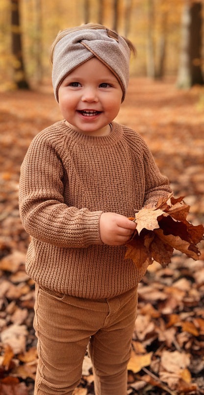 Merinowolle, Stirnband, Kopfumfang 38-42