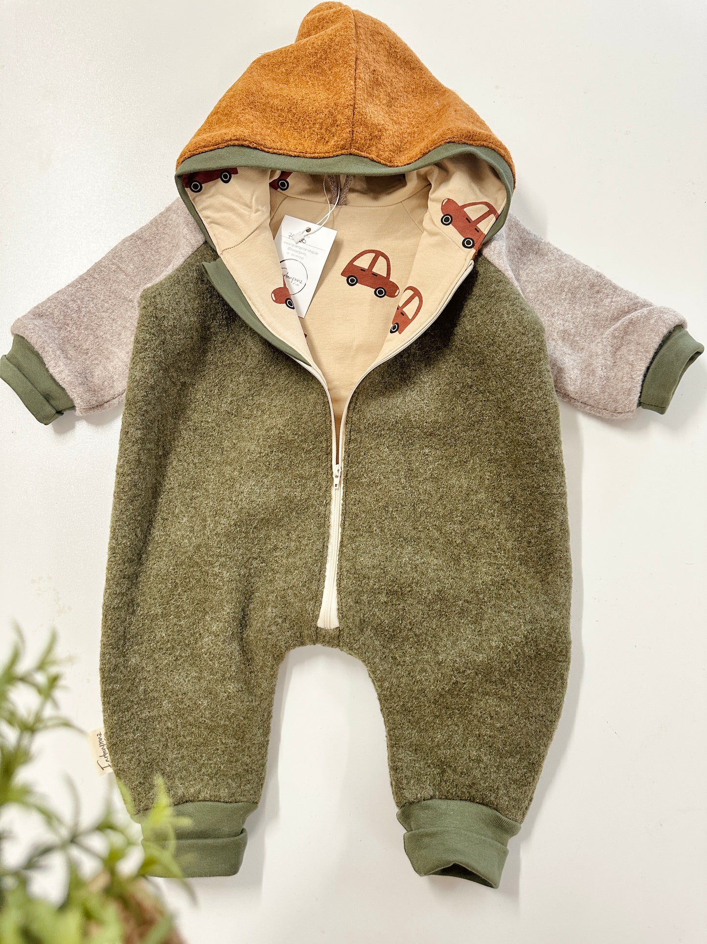 Walkoverall, 100% Schurwolle, 86/92