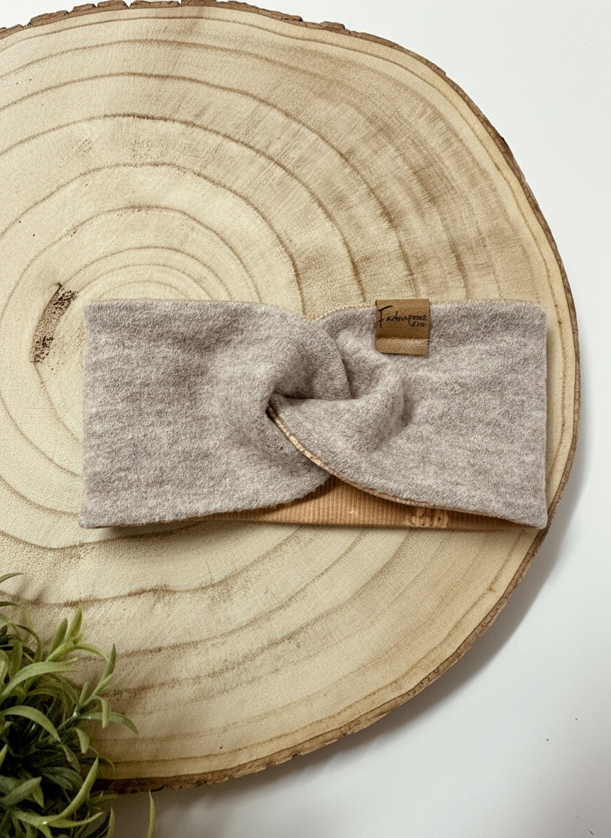 Merinowolle, Stirnband, Kopfumfang 38-42