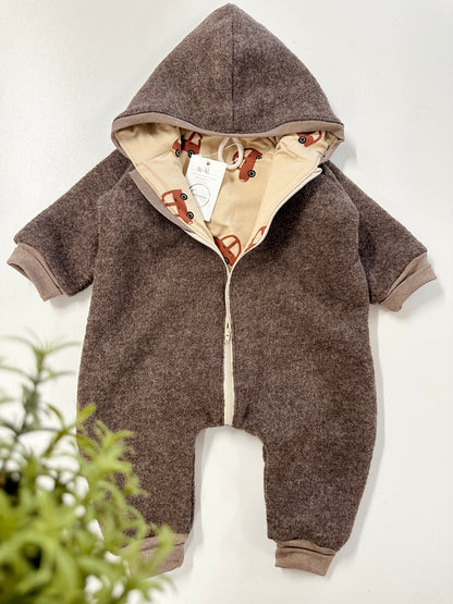 Walkoverall, 100% Schurwolle, 86/92