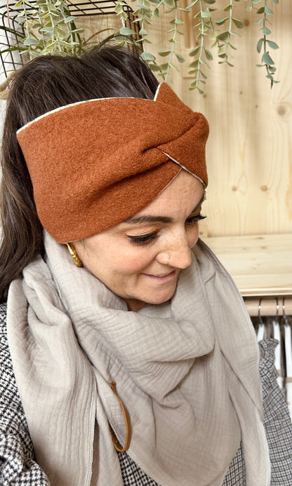 Stirnband aus Merinowolle