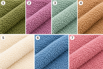 Bouclé-Mantel „Kombiniere deine eigene Jacke“ kniekurz mit 7 Stoffen zur Auswahl, Größe 42-44, von Farbenprinz
