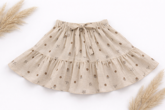 Musselin Rock , Länge 41cm, Größe ab ca. 134