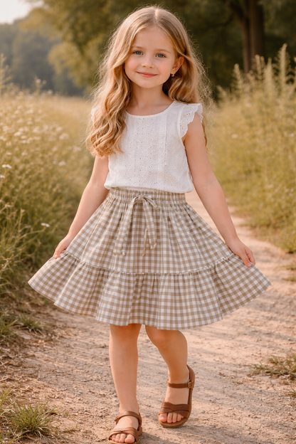 Musselin Rock , Länge 41cm, Größe ab ca. 134