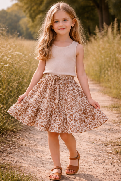 Musselin Rock , Länge 41cm, Größe ab ca. 134